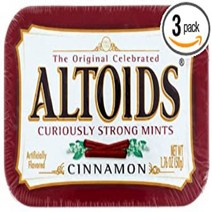 Altoids Wrigleys Mints Cinnamon 1.76 Ounce (Pack of 3), 1
