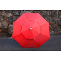 국산 야외 이층 파라솔 테이블/보조의자/야외용/편의점/캠핑/정원/세트, 파라솔 레드