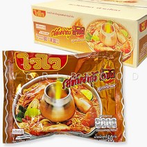 월드푸드 태국라면 와이와이 똠양 쉬림프 크림 똠냠 WAIWAI TOMYUM, 30개