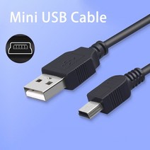usb 충전 케이블 미니 USB 케이블USB 고속 데이터 충전기 MP3 MP4 플레이어 자동차 DVR GPS 디지털 카메라 HDD 코드 휴대폰 액세서리, 2m, Black 2PCS