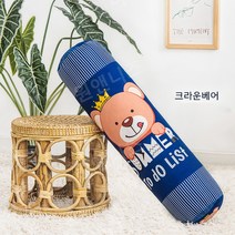 안고자는 롱 바디 필로우 쿨 원형 공룡 u자형 시원한 대형 기린 죽부인 동물 긴 일자형 24가지 다양한, 180cm(직경 22cm), 크라운베어