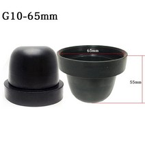 수입차 부품 LED 헤드 라이트 전구 먼지 고무 방수 방진 씰링 커버 자동차 스타일링 액세서리 55mm 60mm 65mm 70mm 75mm 80mm 85mm, [05] 65mm