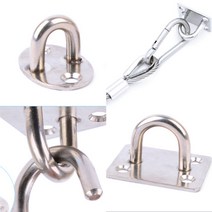 나사고정 스틸 고정형 후크고리 U형(칼블럭 나사포함), 대