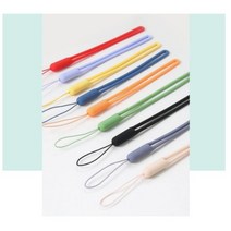 다용도 파스텔 실리콘 액션캠 핸드폰 스마트폰 손목줄 폰 스트랩 줄, 레드