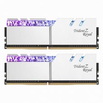 지스킬 DDR4 8GB TRIDENT Z ROYAL 램 데스크탑용 SILVER PC4-28800 CL18 2p