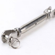 와이어 턴버클 고정 체인 장력 철사 고정장치 부속, 1-스텐턴버클M5, 1개