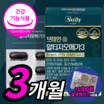 가성비 징코 빌로바 rtg 오메가3 epa dha 브레인 메모리 기억력 인지력 집중력 혈행 혈당 혈액 순환 눈 건강 알티즈 알티쥐 오매가 오베가 쓰리 스리 수험생 부모님 영양제, 90캡슐(3개월)
