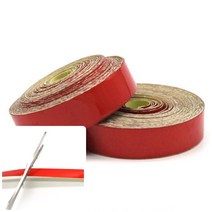 위월천 DIY전용 반사테이프 1CM X 5M 레드 안전스티커 자동차반사테이프 자동차테이프