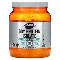 Now Foods (나우 푸드) NOW Foods Sports 분리 대두 단백질 무맛 544g(1.2lbs), 2개