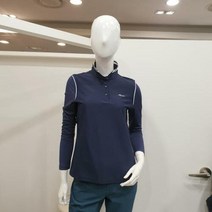 이랜드 [올포유]올포유 여성 봄 간절기 신축성짱 요꼬에리 스포츠 캐주얼 티셔츠 AWTPL1481_동아 강북점, 네이비/95_0
