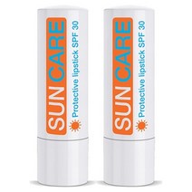 FLOSLEK 자외선 필터포함 보호 립스틱SPF30 모든피부타입용 모든연령층사용가능 촉촉한입술 2개