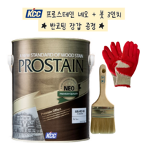 바름쏭 KCC 목재보호 프로스테인 네오 우드스테인 오일스테인 3.6L 투명 외 21 색상 (Prostain), XC221(체스트넛)
