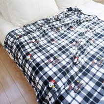 스누피담요 캠핑 따뜻한 부드러운 캐릭터 플란넬