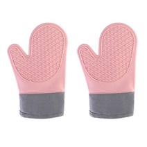 로렘 데일리 실리콘 오븐장갑 2개입, 파스텔핑크