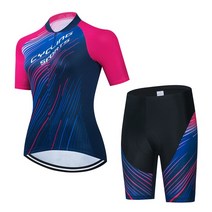 전기자전거 스페셜라이즈드 세트 여성 사이클링 저지 Sportwear 의류 산악 자전거 반바지 저렴한 도매 145394, 3XL, Pic color 7