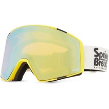 VonZipper Capsule 성인용 스노보드 고글 - 옐로우/원 사이즈, Yellow