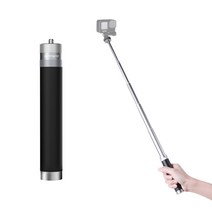 오토케 오즈모 포켓 악세사리 DJI OSMO POCKET ACCESSORY 액세서리 홀더 거치대 보호필름 삼각대 확장로드 케이블 나사 광각 어안 렌즈 가슴 체스트 무선모듈 충전, 옵션4-4) AC-T17 6단확장로드 티타늄