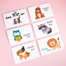 초대장 카드 4x6 inch 중소 기업위한 봉투가있는 카드 감사합니다 맞춤 노트 인사말 내부 빈, 09 6 cards 6 envelopes