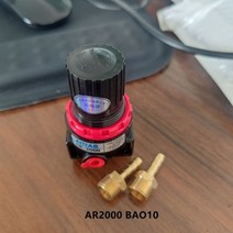 AR2000 G1/4 스레드 BSP 공압 미니 조정 공기 압축기 조절기 필터 압력 스위치/감속 밸브, CHINA, AR2000 BAO10