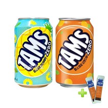 롯데칠성 탐스제로 355ml 파인애플+오렌지 각12캔 / 총24캔 + 사은품 이디야 마일드 2T