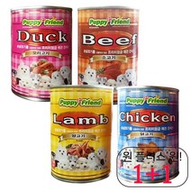 싼 로첸습식간식 맛있는 불독캔사료 고단백 셔틀랜드쉽독캔간식 소프트 순살코기, 1개, 양고기