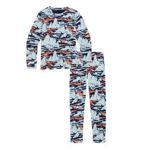 2223 버튼 아동 스노우 보드 플리스 이너 세트 BURTON Kids Fleece Base Layer Set Ballad Blue Summit