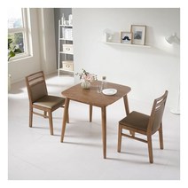 /헤이미쉬 2인용 원목 식탁세트(의자2)/800