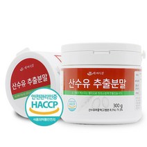 백세식품 산수유 추출분말 300g 국산 HACCP 인증제품, 3통