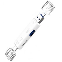 카드리더기 usb sd card 올인원 Usb 3.1 카드 리더기 고속 SD TF 마이크로 c형 USB C, 01 WHITE