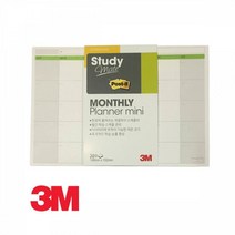 3M 포스트잇 스터디메이트 먼슬리플래너 미니 플래그