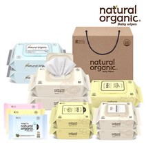 네츄럴오가닉 네츄럴오가닉 아기물티슈 답례품 선물세트, 단일옵션