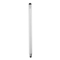 14cm 유니버설 연필 더블 듀얼 실리콘 헤드 터치 용량 성 스크린 스타일러스 Caneta Capacitiva 펜 Ipad 태블릿 스마트 폰에 대 한, siliver