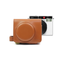 라이카 소포트 Leica Sofort 호환 가죽 케이스 커버 가방 파우치, 브라운(카메라미포함), 1개