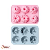 이홈베이킹 실리콘몰드 미니구겔호프틀6종다른모양 랜덤1개, 단품, 1개