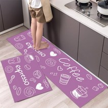 야자수 매트 패션 심플 북유럽 스타일 주방 바닥 카펫 하우스 홀드 카펫 긴 스트립 도어, 40cm x60cm 40x120cm, 31