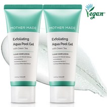 마더메이드 엑스폴리에이팅 얼굴 각질제거 녹차 필링젤 저자극 얼굴스크럽 얼굴필링, 2개, 100ml