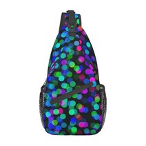 마라톤 클라이밍 조깅 등산 동호회 학교 클래식 오토바이 가슴 스팟 세련된 블랙 인쇄 폴카 화이트 숄더백 가