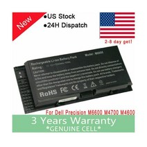 델 노트북 배터리 Dell Precision M4800 M4600 M6800 FJJ4W 11.1V 89WH용 새 FV993 M6600