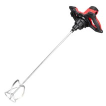 콘크리트 교반기 고출력 시멘트 믹서기 드릴 믹싱 3800W, 산형스테인리스 폴 60 cm, 1개