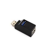 미니 USB 3.0 허브 3 포트 멀티 분배기 어댑터 자동차 2.0 고속 태블릿 노트북 PC 컴퓨터 액세서리, 04 USB 3.0 HUB Black