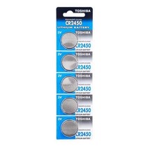 ARHC 3V 자동차키 배터리 리튬 건전지 CR 2450 도시바 체중계 둥근, 단품