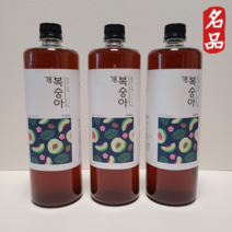 땅끝 해남 개복숭아 액기스 1000ml X 5병 천연 효소 수제 자연 발효 원액 개복숭아청 진액 엑기스 돌 5년 항아리 숙성 효능 효과 부모님 건강 음료 집들이 축하 선물 농축액, 개복숭아 액기스 원액 1000ml X 5개