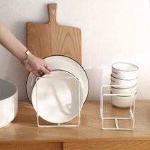 온더칩 주방 접시꽂이 접시정리대, 화이트