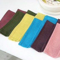 [나산] 냅킨 린넨 100% 젠스타일 RS91-3 6장 SET 40x30cm 당일발송, 상세설명 참조, 01 스노우화이트