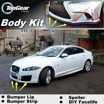 차량용 외장 커버 범퍼 커버 jaguar xf 2007 2020 용 범퍼 립 디플렉터 입술 topgear 팬을위한 프론트 스포일러 스커트 카 뷰 튜닝바디 키트스트립