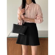 르네 왕 카라 블라우스 모던 오피스룩 6컬러