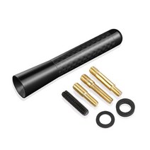 미니쿠퍼 자동차 라디오 공중 안테나 미니 존 쿠퍼 R56 F56 컨트리맨 R60 F60 클럽맨 F54 R55 R50 F55 외, 01 No Logo_01 Black