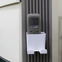부착식 다용도 거치대 흰색 볼펜거치대