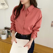 코지23 / 여자 유네이 데일리 6컬러 기본코디 솔리드 셔츠