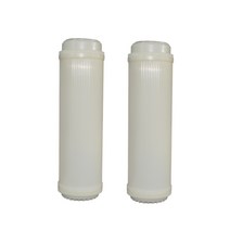 2pcs 10 인치 플랫 타입 UF 중공 섬유외선 여과 막 필터 0.01 마이크로 미터 고 유동 막 UF 건조, 하얀색